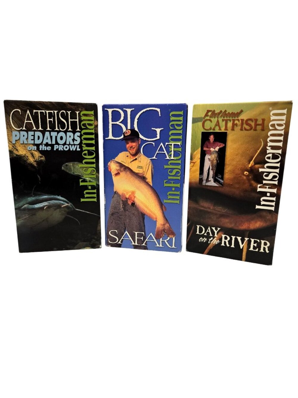 In-Fisherman VHS Lot Catfish Predators Big Cat Safari Day On The River